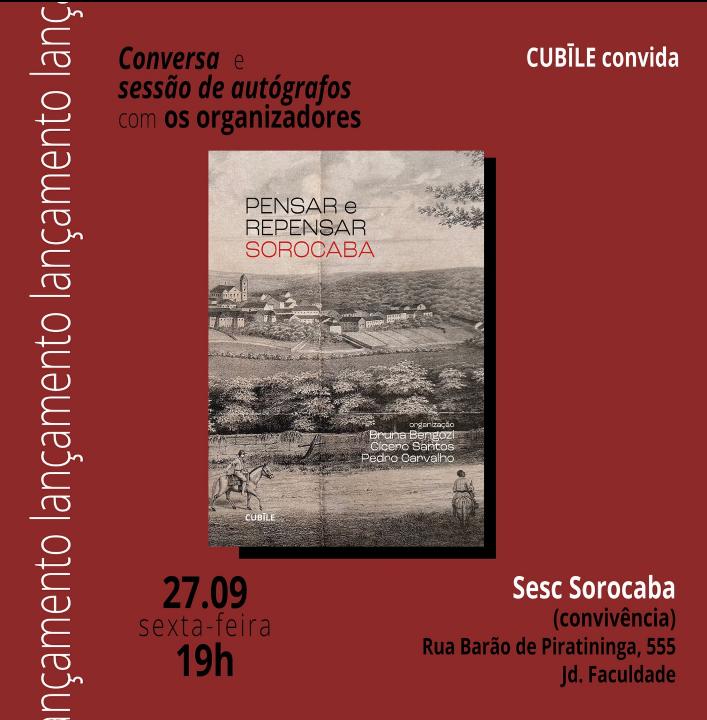 Livro Pensar e Repensar Sorocaba - Debate