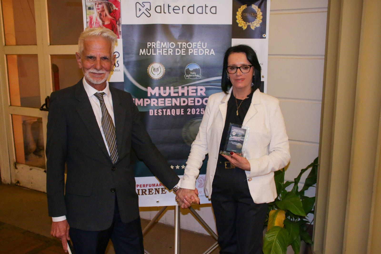 Augusto Damas e  esposa, Arlete Medeiros Mizael