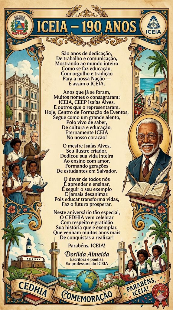 Homenagem aos 190 anos do Instituto Central de Educação Isaías Alves