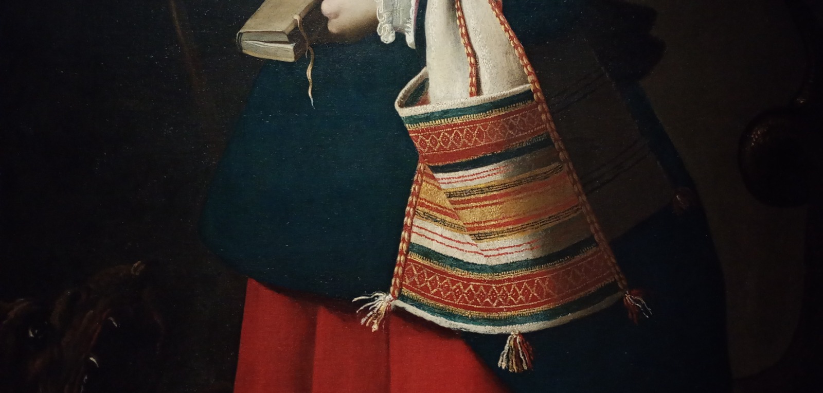 Detalle del cuadro Santa Margarita de Antioquía, foro de Rafael Peñas Cruz