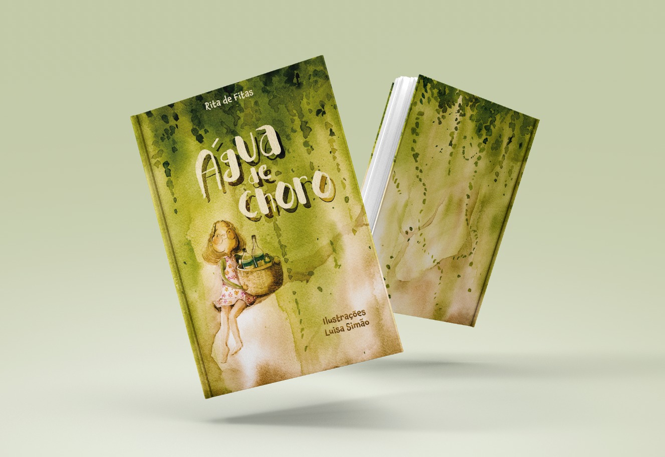 Imagem do livro "Água de choro" da autora Rita de Fitas.