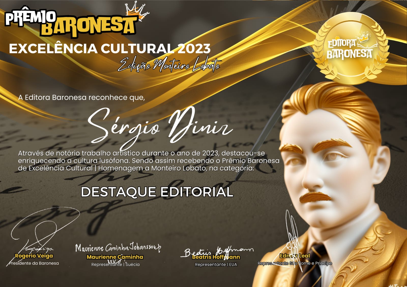 Prêmio Baronesa - Excelência Cultural 2023