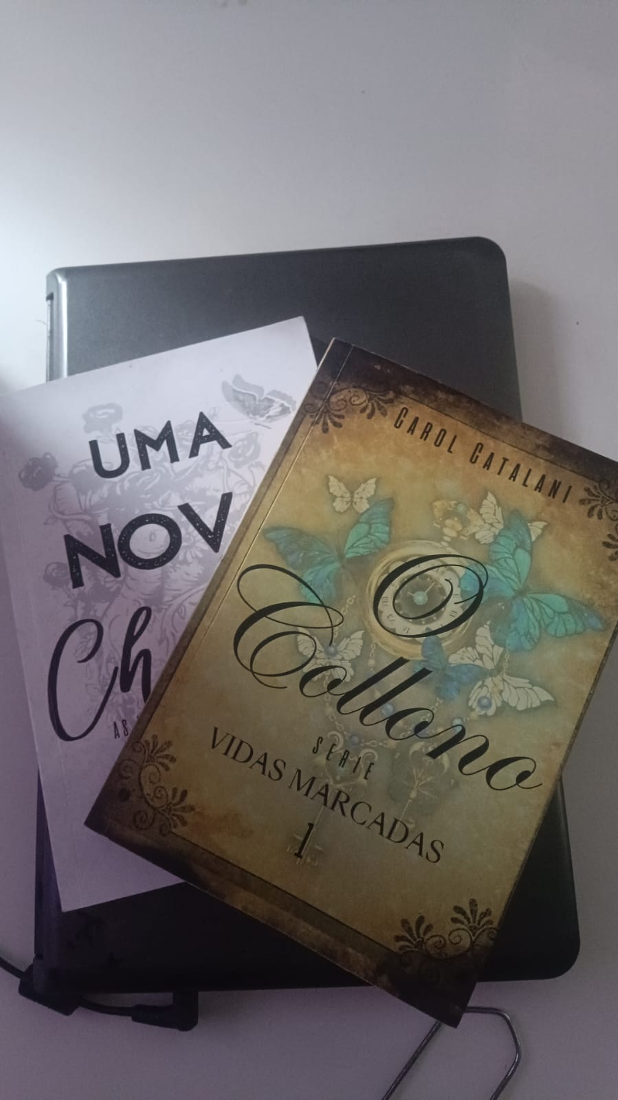 Imagem dos livros O Collono e Uma Nova Chance, da autora Carol Catalani, pela Editora Resilience