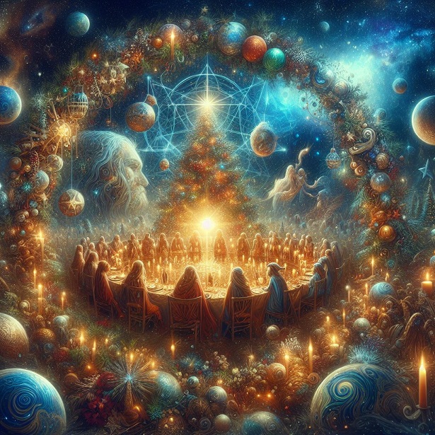 "Somos agraciados no Natal com a sensação de que pertencemos todos à mesma origem: o pó das estrelas que se espalha pelo infinito"