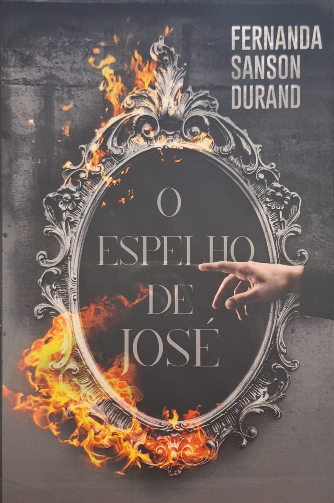 Capa do livro " O Espelho de José" de Fernanda Sanson Durand, pela Editora Página Nova.