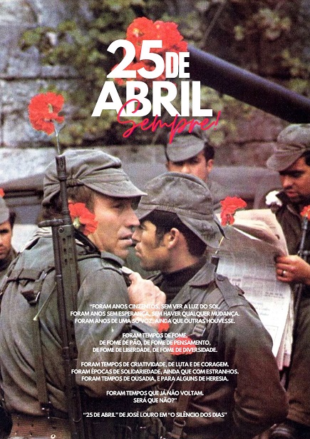 “25 de Abril” José Manuel Monteiro Louro 📸 Eduardo Gageiro. Imagem : Freepik