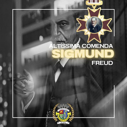 Card da Comenda Sigmund Freud - Insígnia de Altos Conhecimentos
