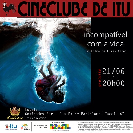 Cartaz do filme 'Incompatível com a Vida' - Cineclube de Itu