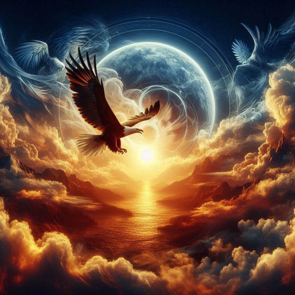 O voo da águia como símbolo de renovação