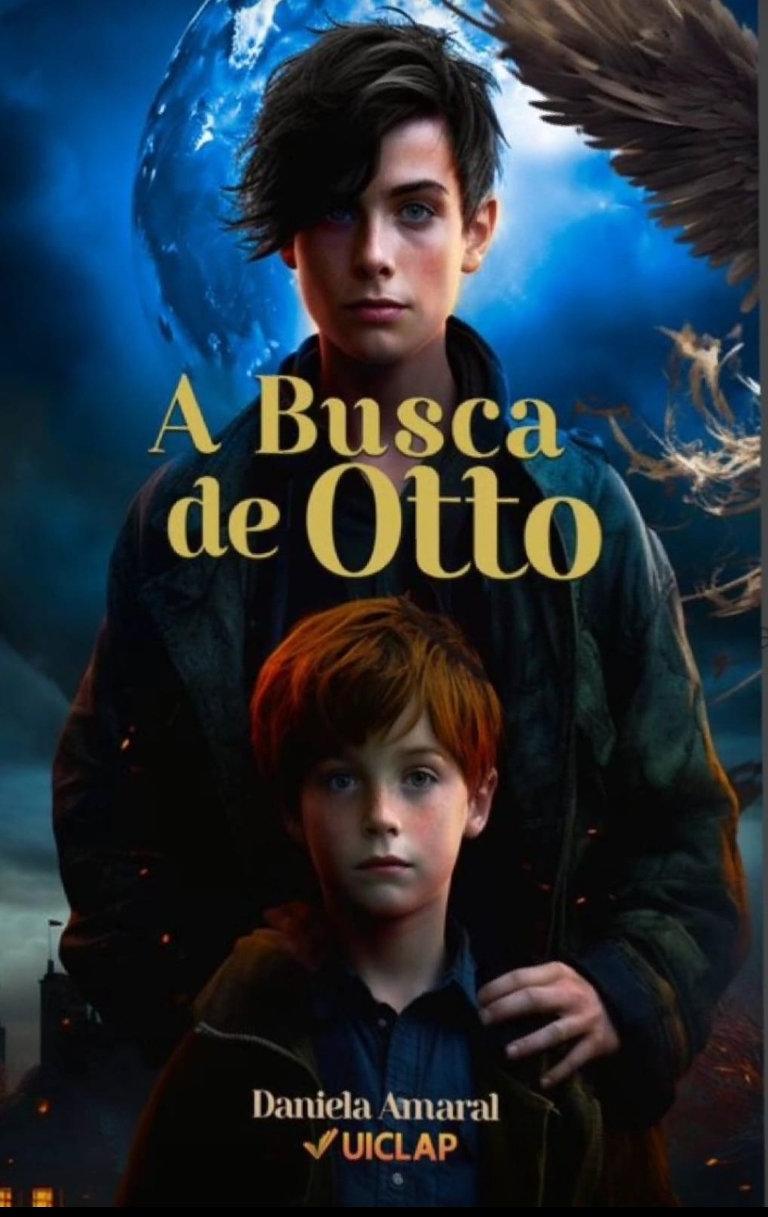 Capa do livro 'A busca de Otto', de Daniela Amaral, pela Editora Uiclap