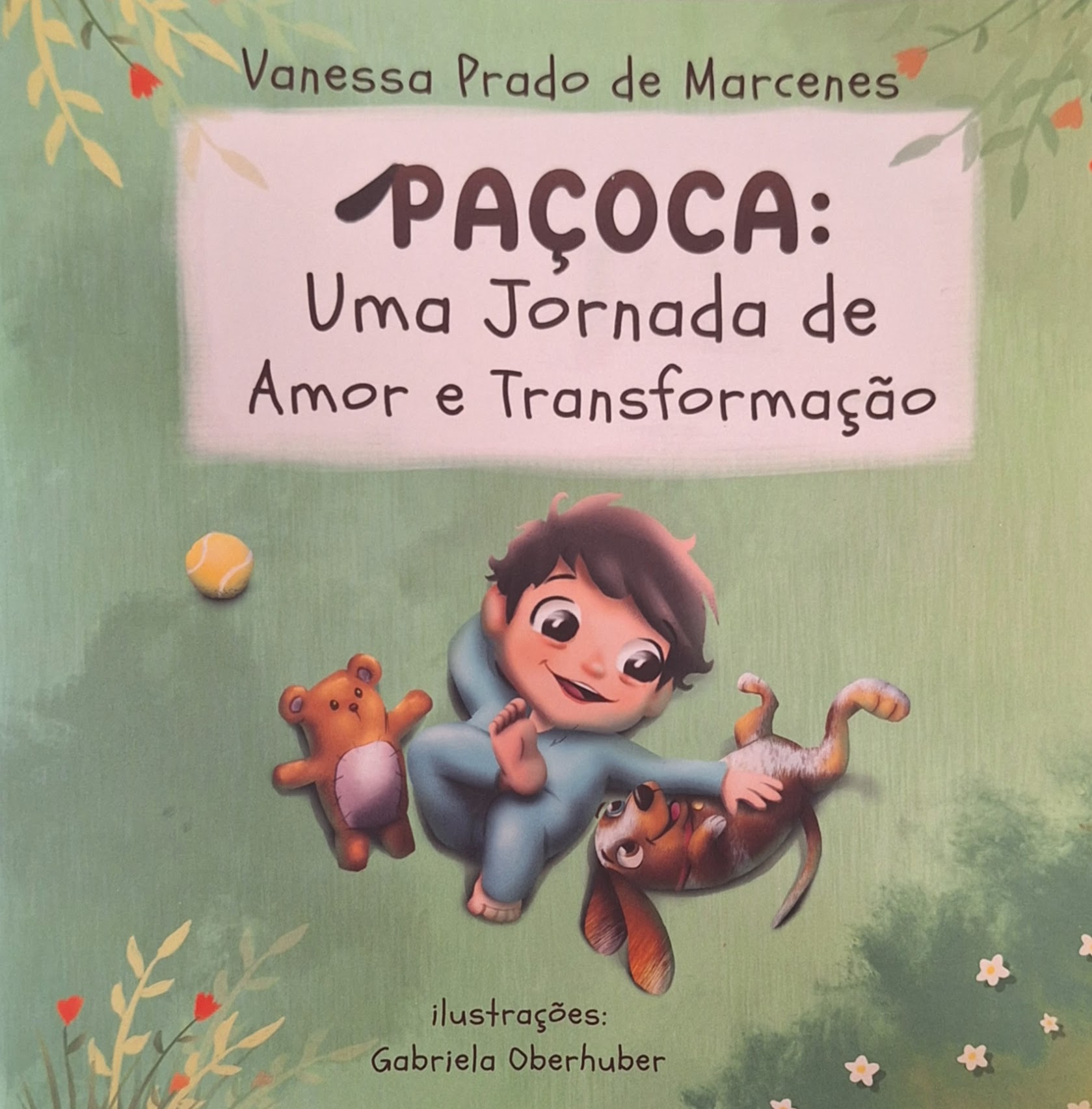 Capa do livro 'Paçoca, uma Jornada de amor e Transformação"