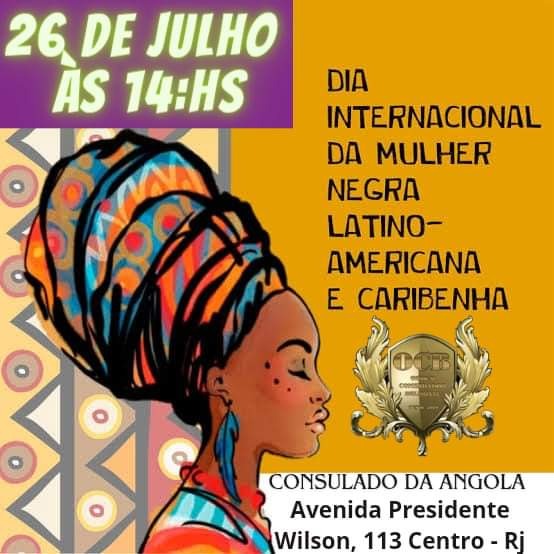 Card do Dia Internacional da Mulher Negra Latino-Americana e Caribenha
