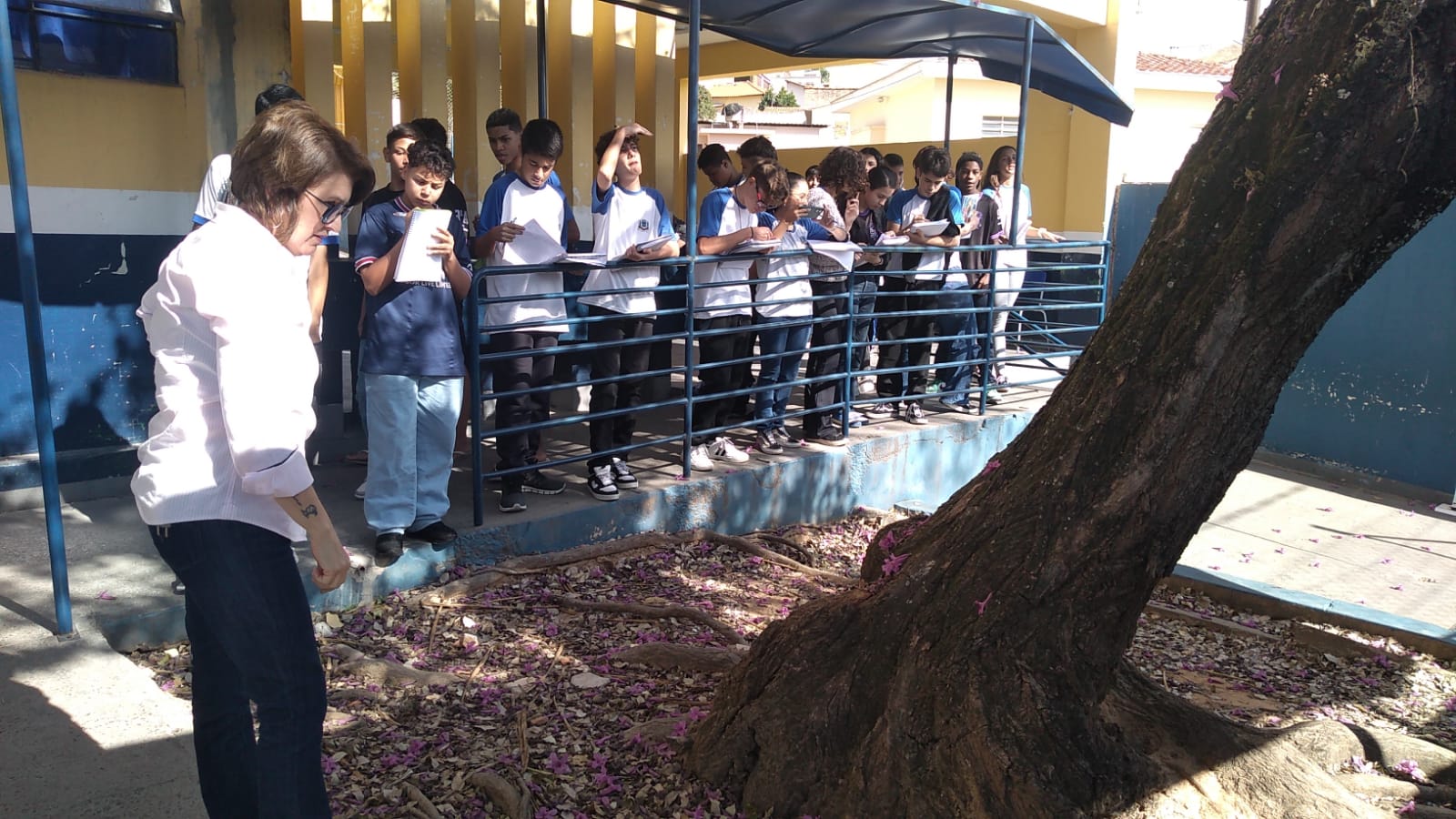 Projeto 'Meu quintal é maior do que o mundo' - Foto enviada pelo prof. Carlos Carvalho Cavalheiro