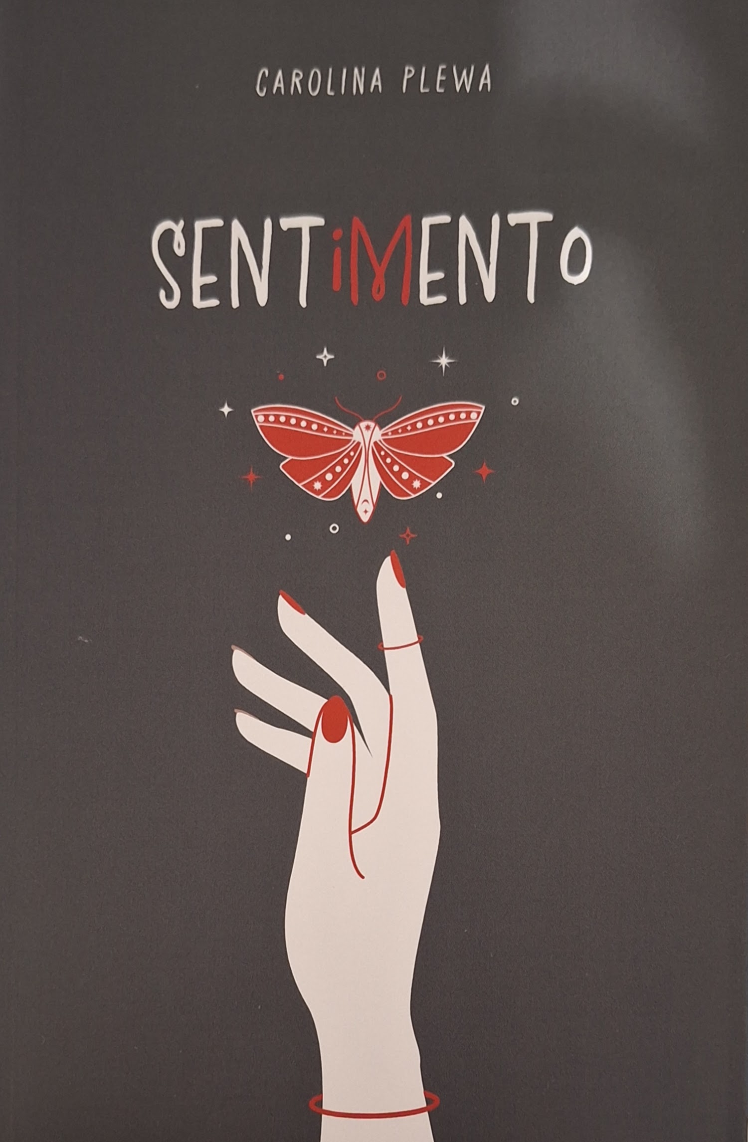 Capa do livro 'Sentimento', de Carolina Plewa.