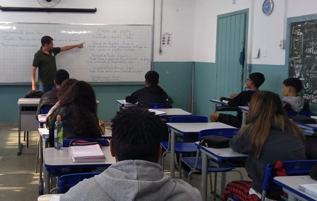 Projeto 'Meu quintal é maior do que o mundo' - Foto enviada pelo prof. Carlos Carvalho Cavalheiro