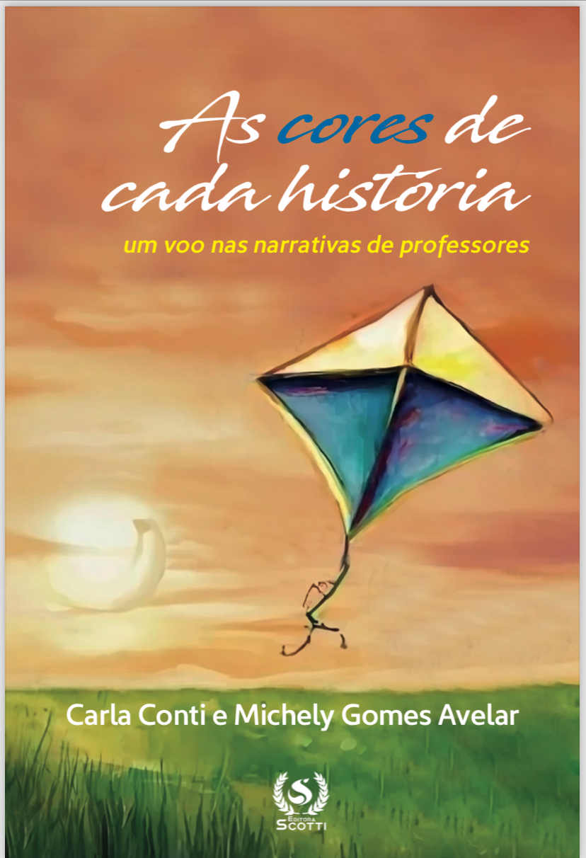 Capa do livro ' As cores de cada história...'