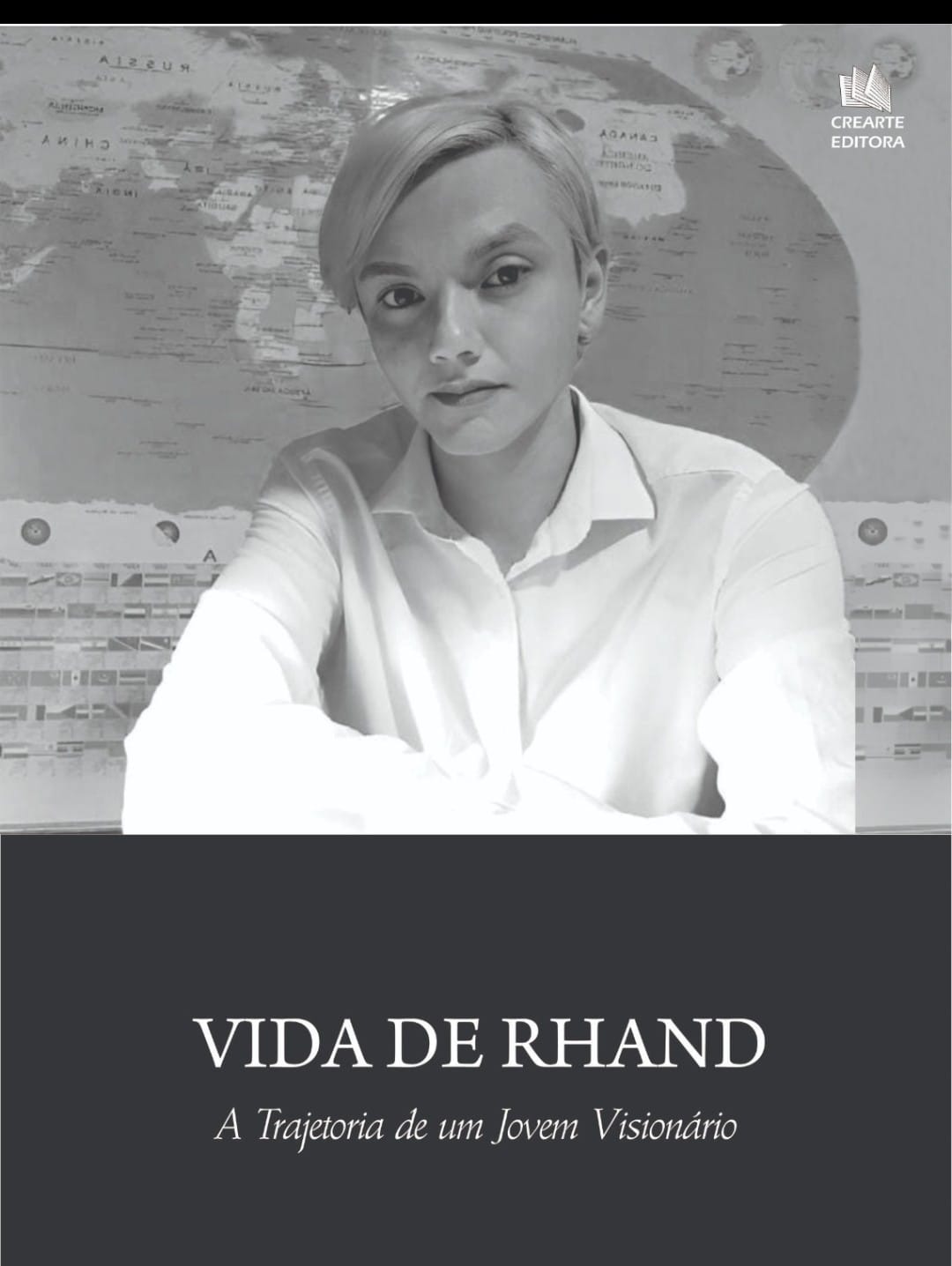 Capa do livro 'Vida de Rhand', de Jorge Facury, pela Crearte Editora