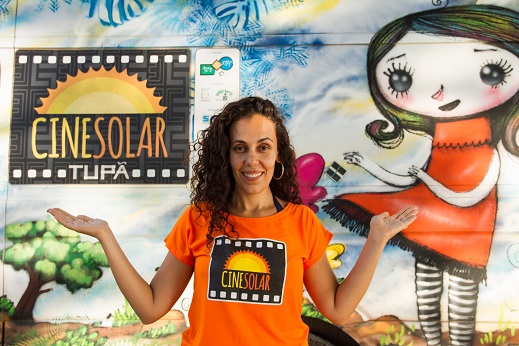 Cynthia Alario, idealizadora e coordenadora do projeto CineSolar