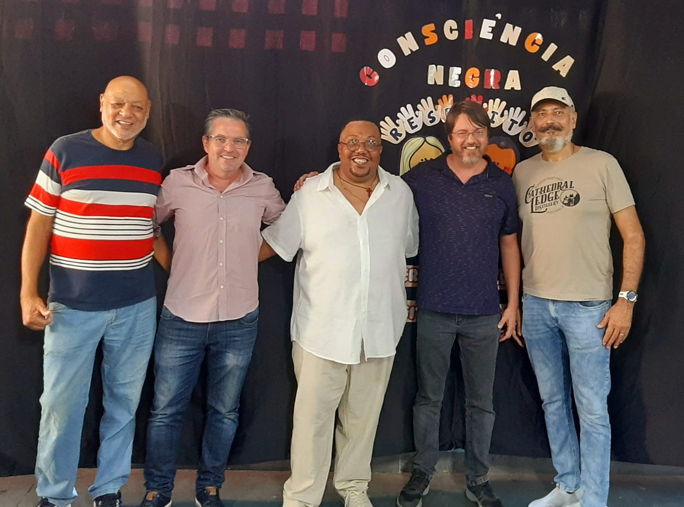 Vicente Sampaio (Unei), Nilson Araújo, Tobias Donizeti dos Santos, Carlos Carvalho Cavalheiro e Josué (Unei)