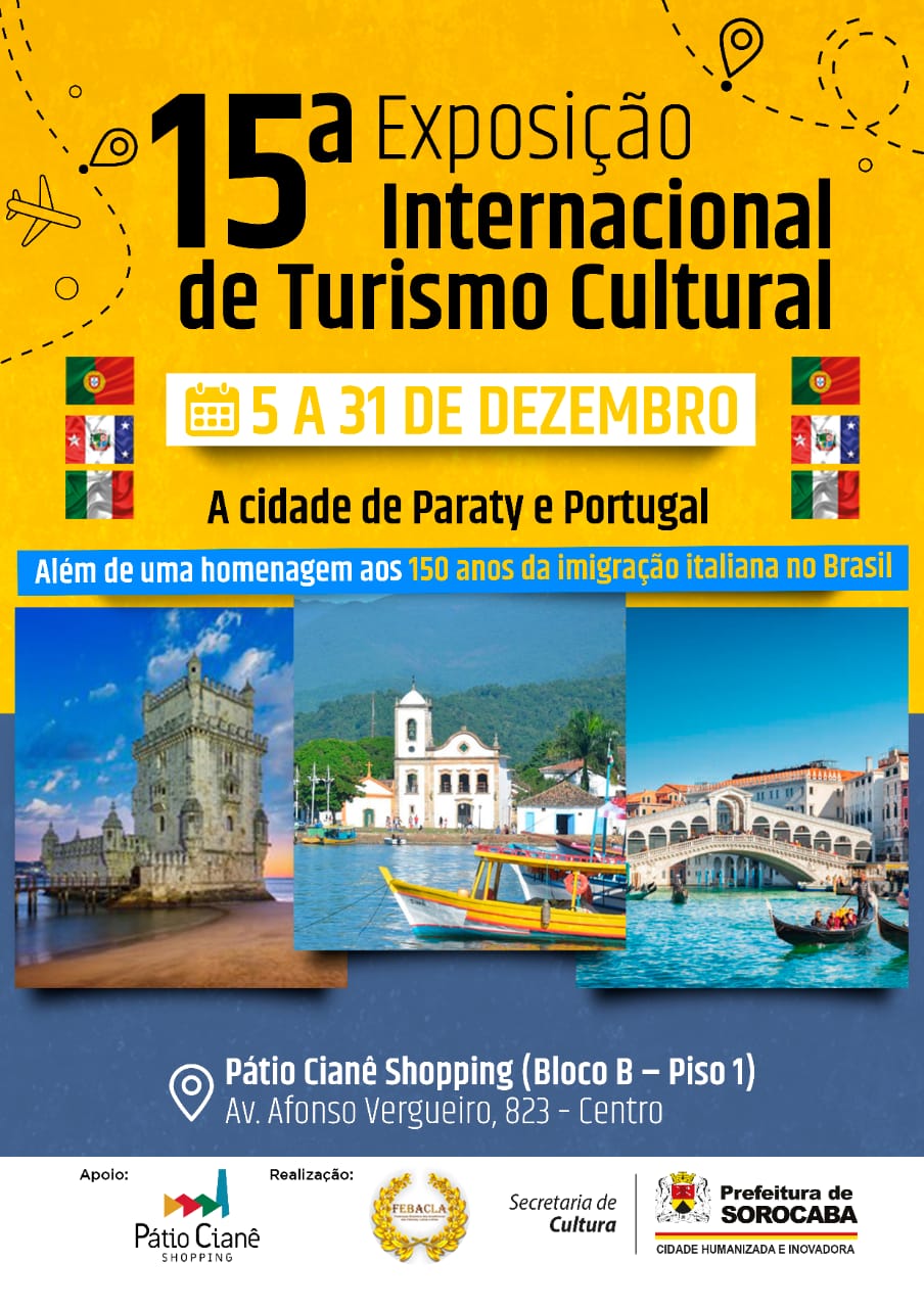 Cartaz da 15ª Exposição Internacional de Turismo Cultural