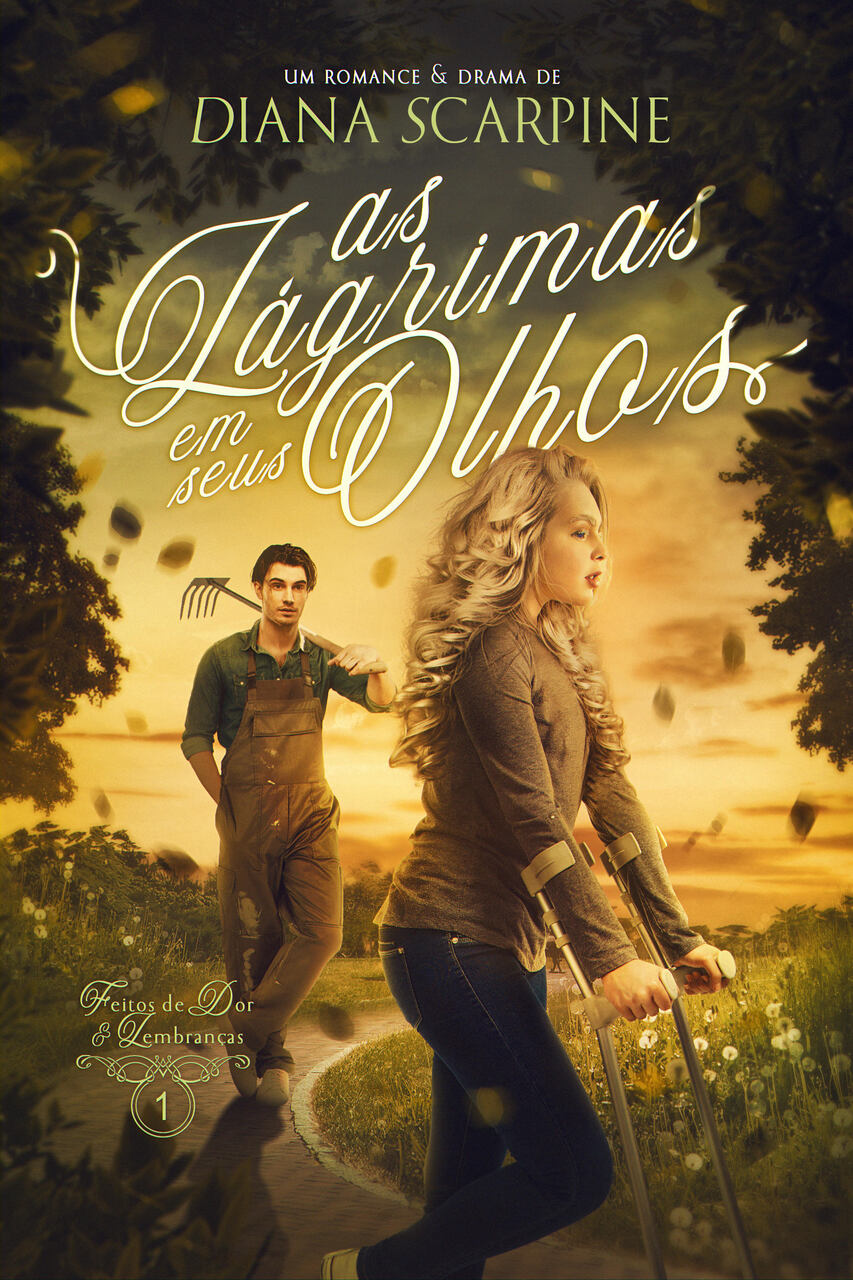 As lágrimas eme seus olhos