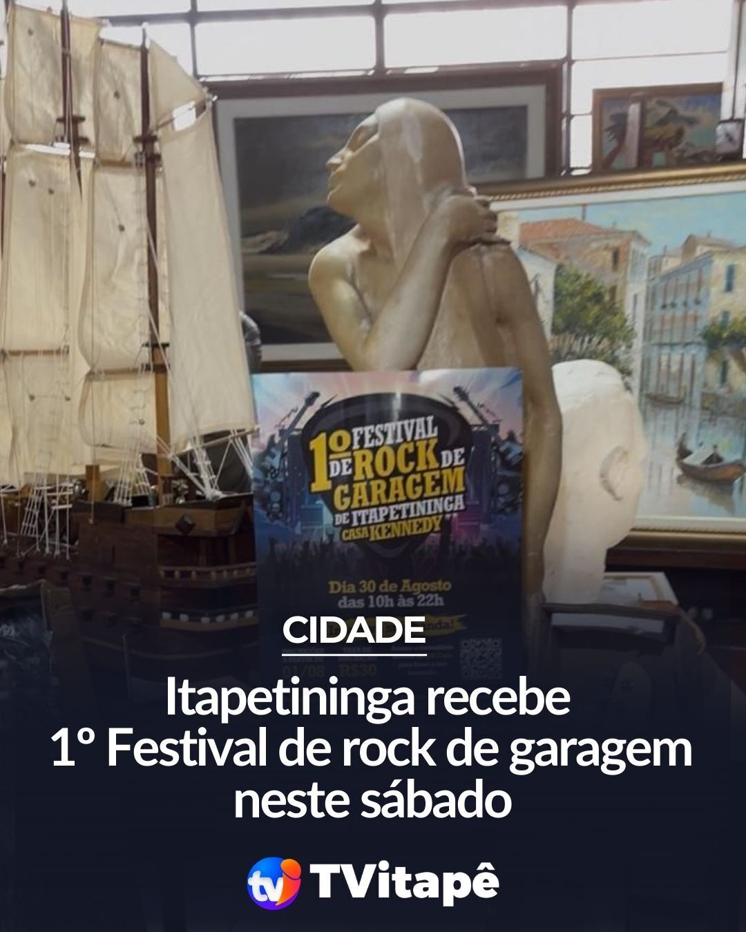 Card do 1º Festival de Rock de Garagem