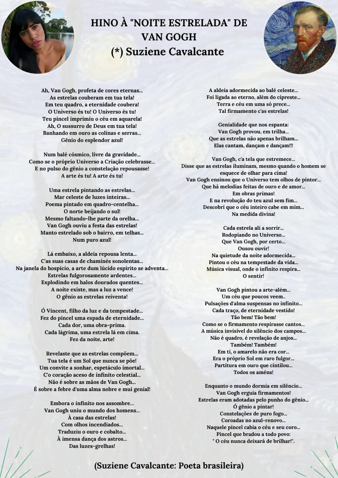 Hino à 'Noite Estreada' de Van Gogh