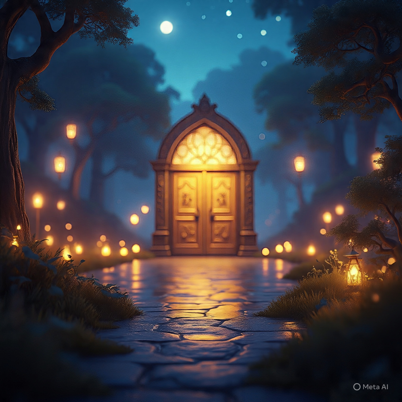 Imagem criada por IA da Meta