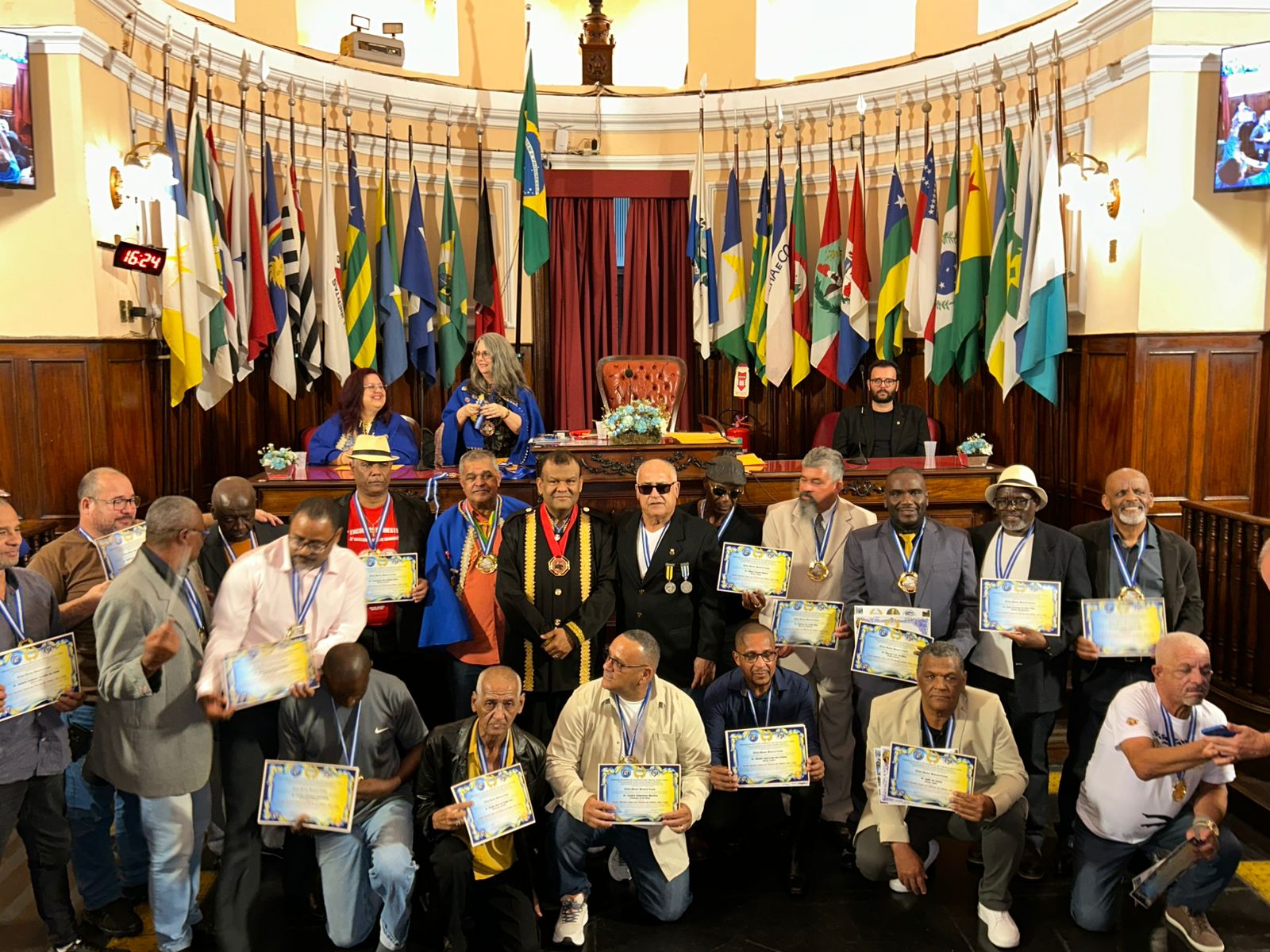 Solenidade realizada pela FEBACLA na Câmara Municipal de Nierói (RJ)