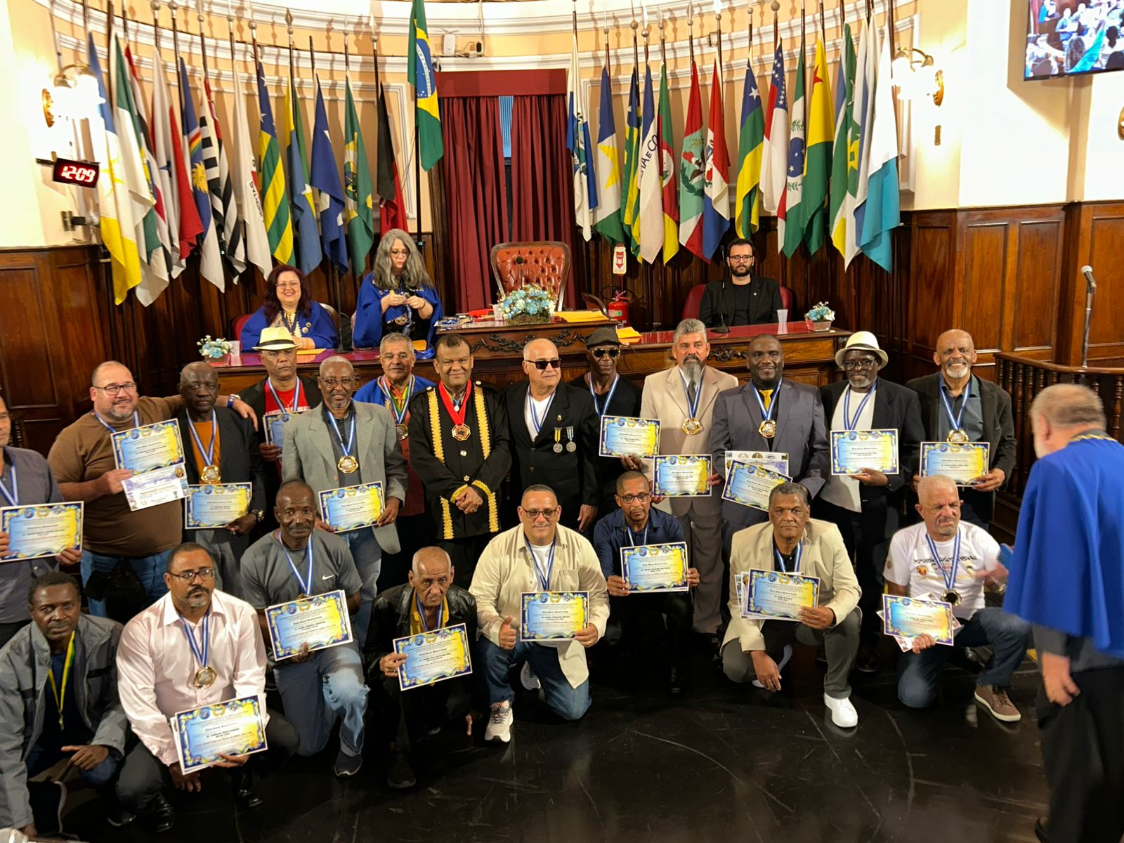 Solenidade realizada pela FEBACLA na Câmara Municipal de Nierói (RJ)