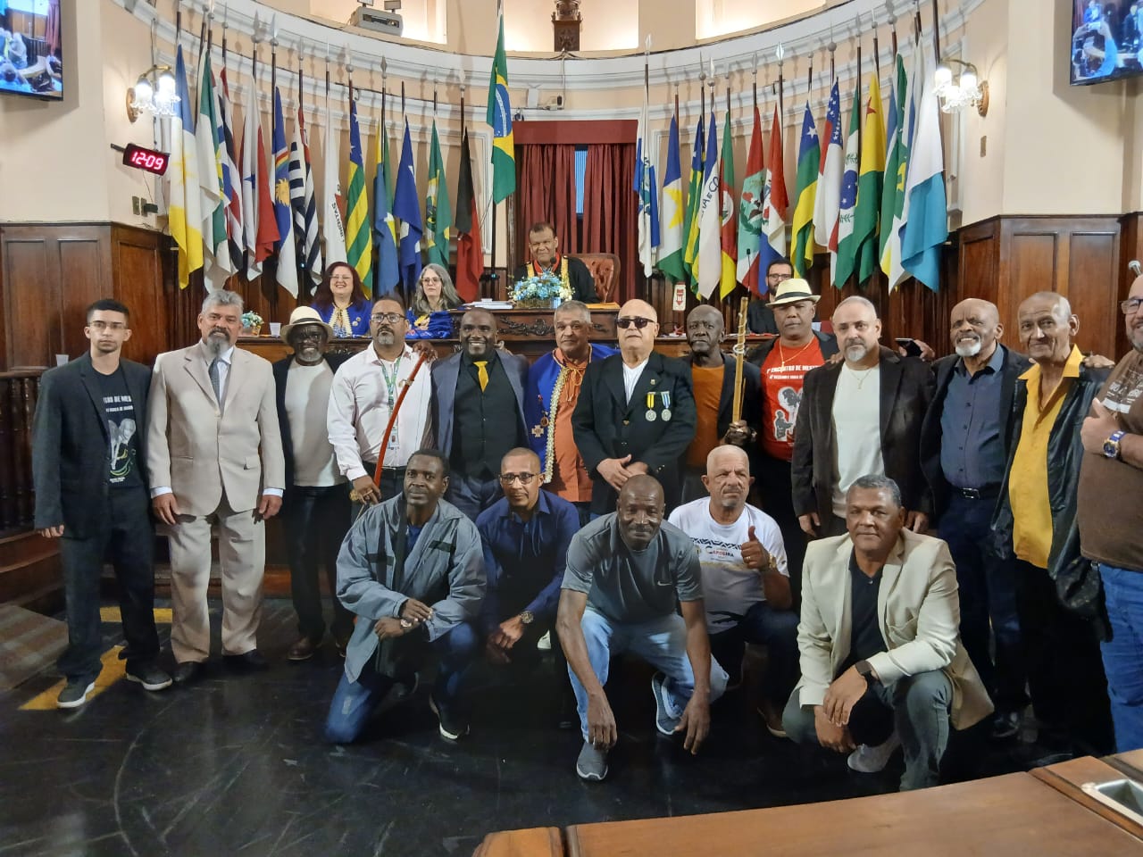 Solenidade realizada pela FEBACLA na Câmara Municipal de Nierói (RJ)