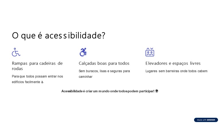 O que é Acessibilidade?