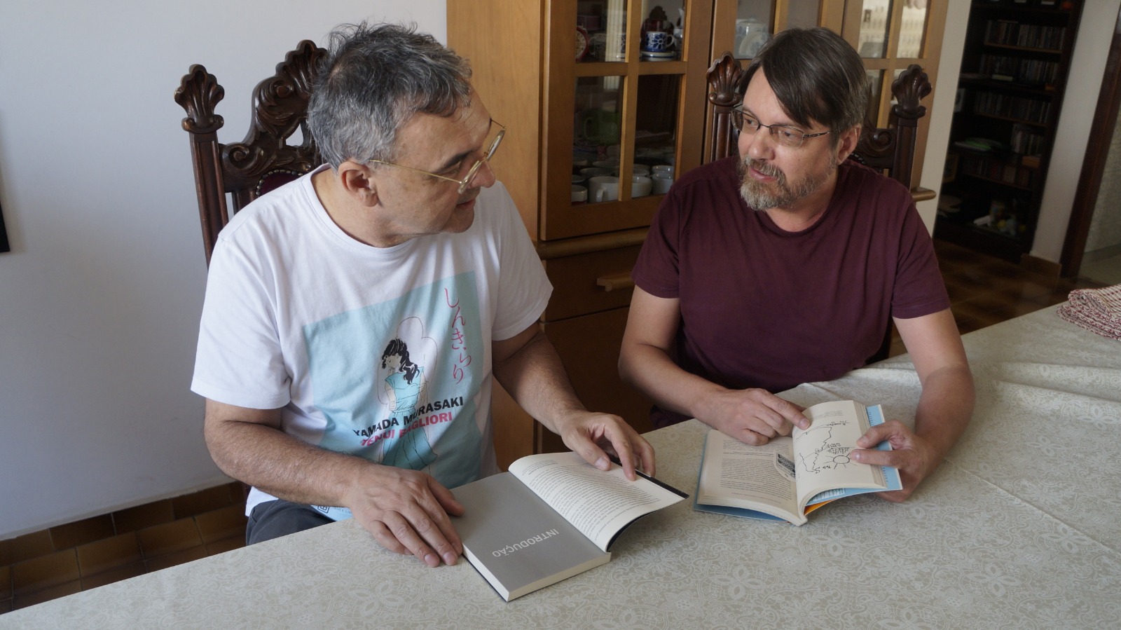 Da esquerda para a direita, Paulo Celso da Silva e Carlos Carvalho Cavalheiro