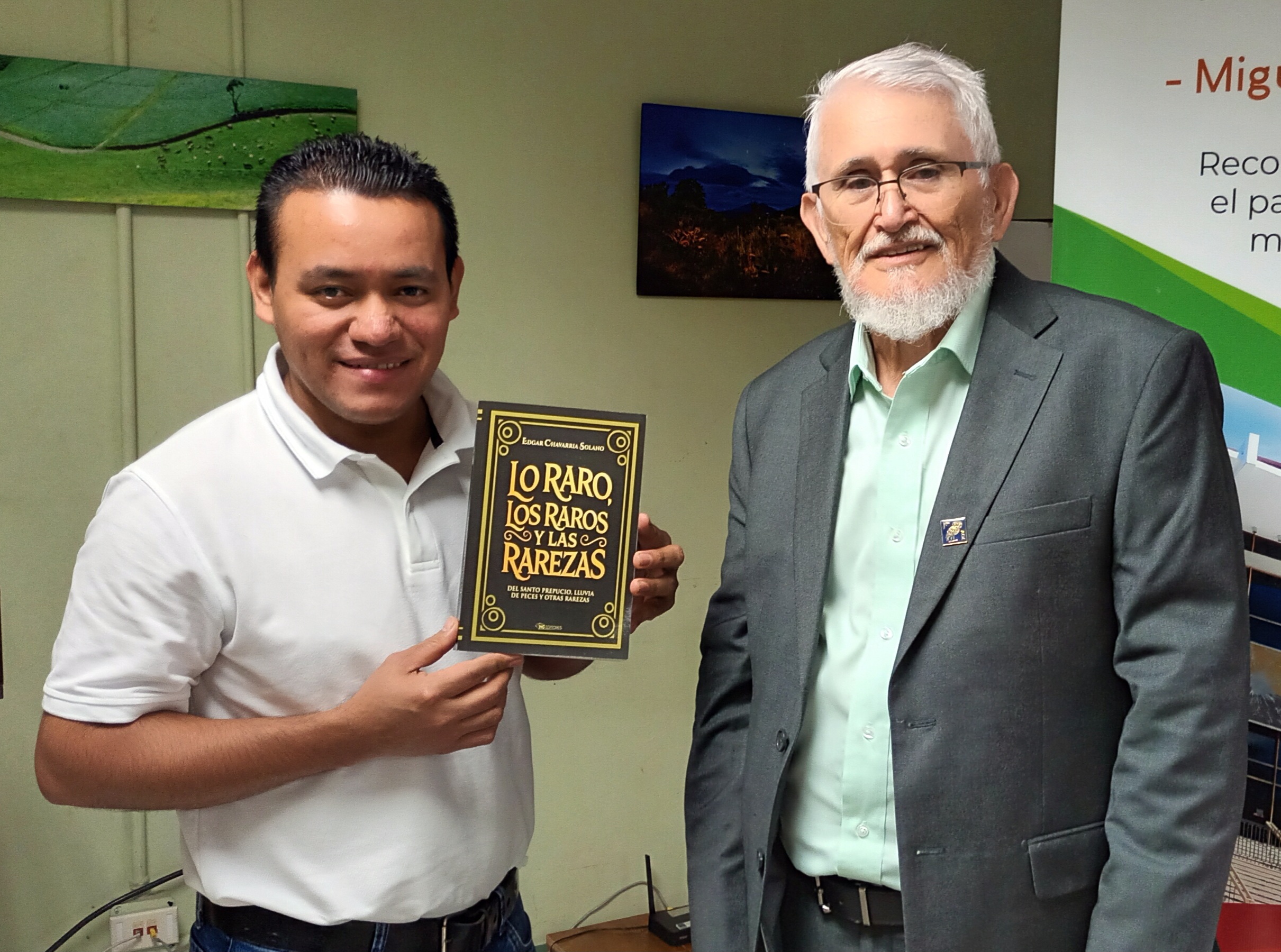 Carlos Javier Jarquín y Edgar Chavarría Solano. Foto cortesía de Carlos Jarquín.