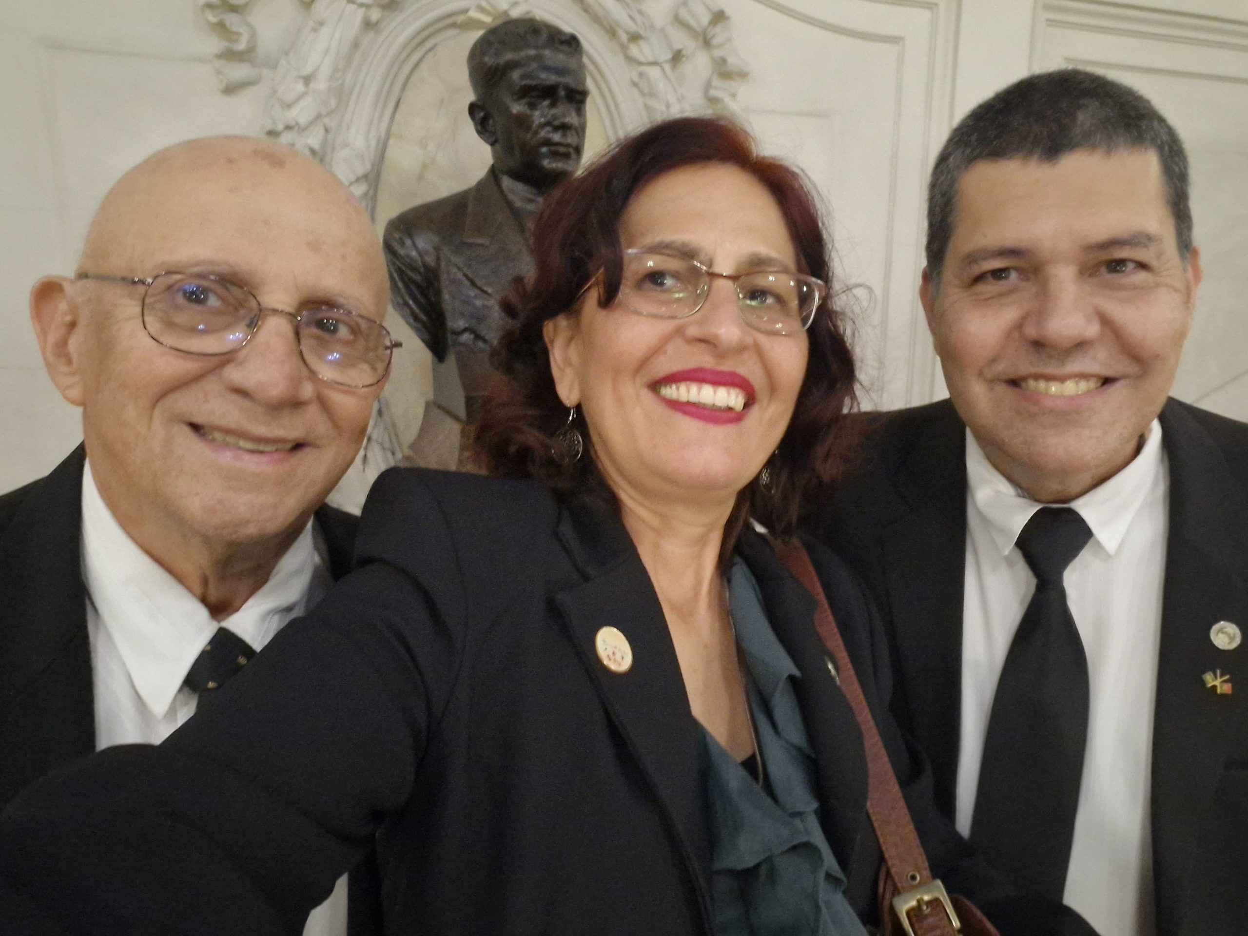 Raimundo Campos Filho, Renata Barcellos e Jorge Eduardo Magalhães