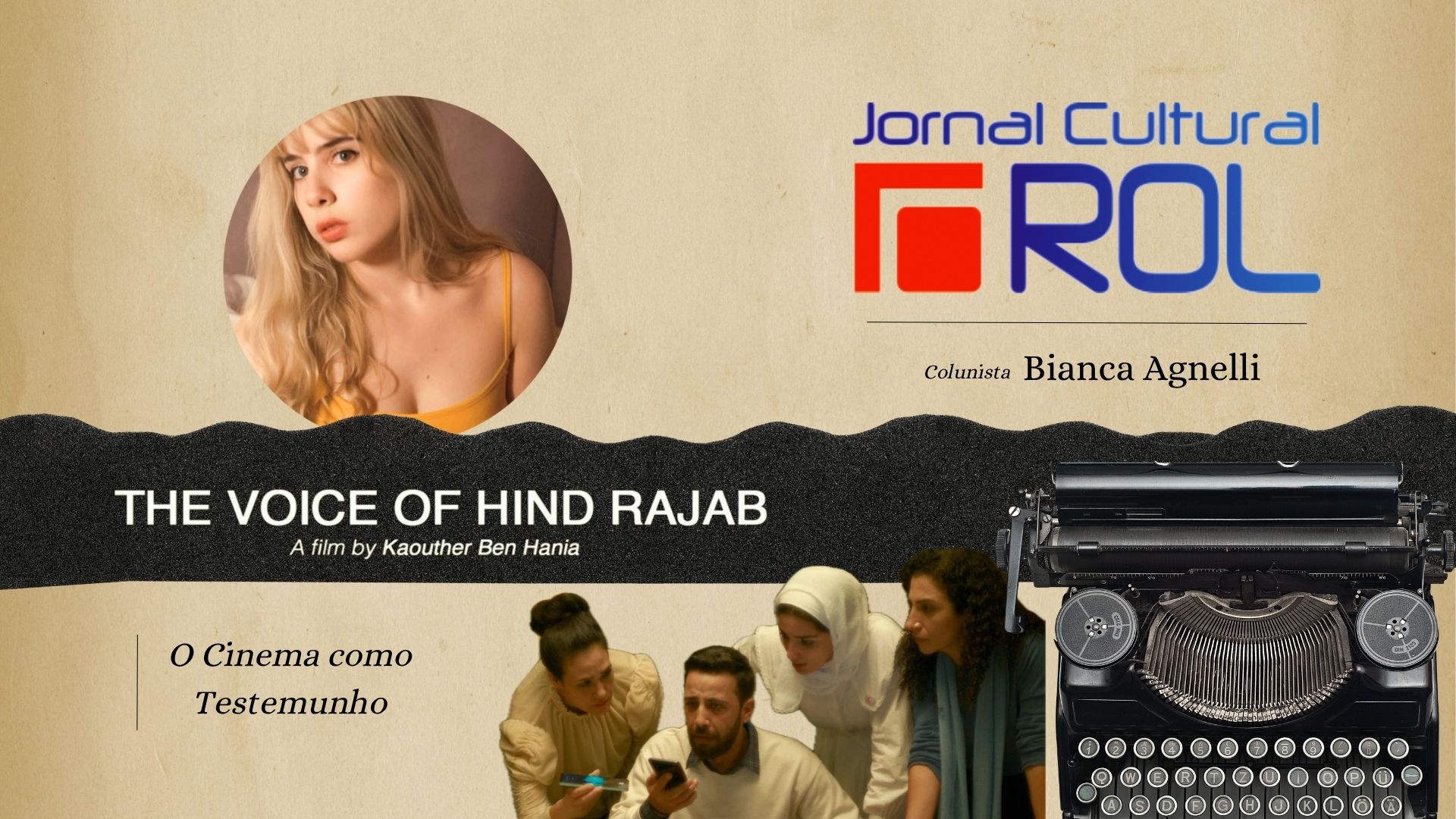 Card do texto 'A Voz de Hind Rajab: O Cinema como Testemunho'
