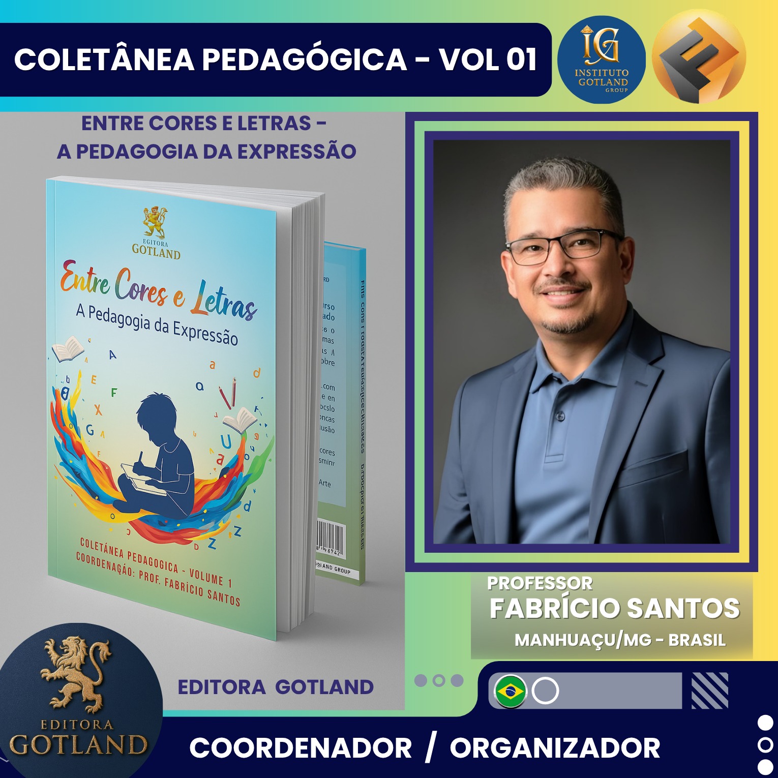 Card da Coletânea Pedagógica - Vol. 1