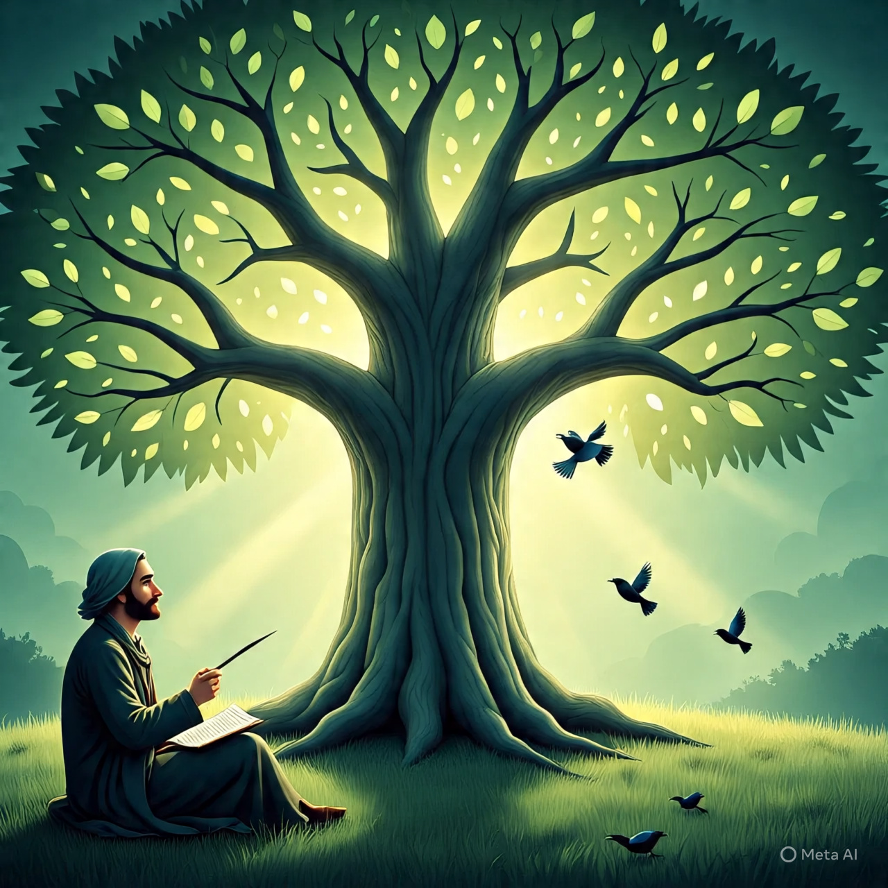 Imagem criada por IA da Meta