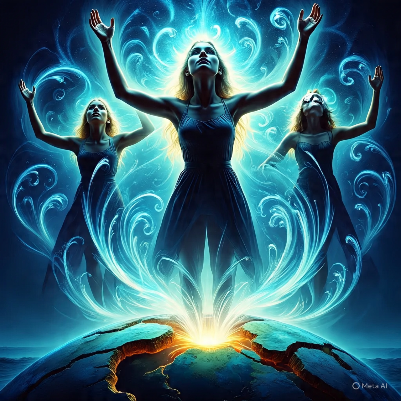 Imagem criada por IA da Meta