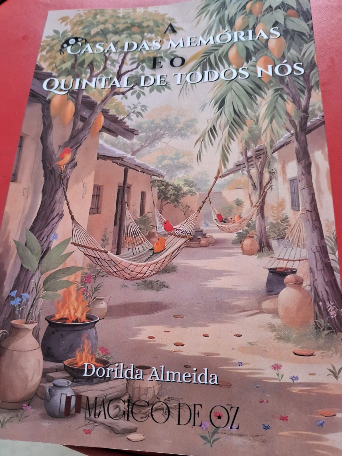 Capa do livro 'A Casa das Memórias e o Quintal de Todos Nós', de Dorilda Almeida