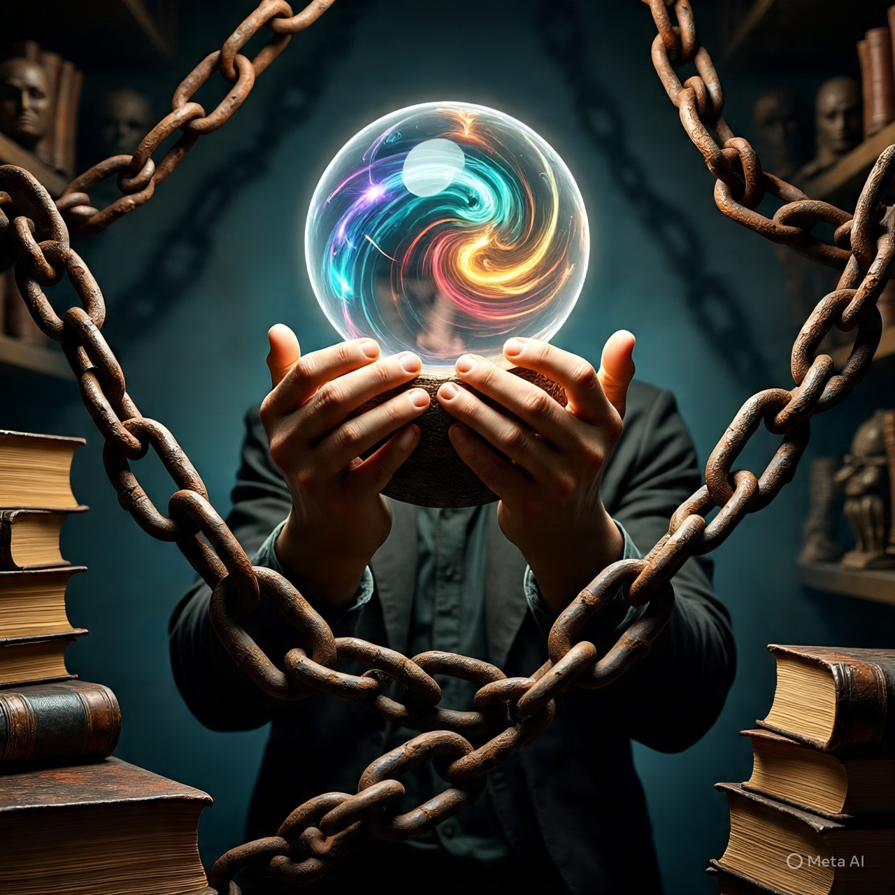 Imagem criada por IA da Meta