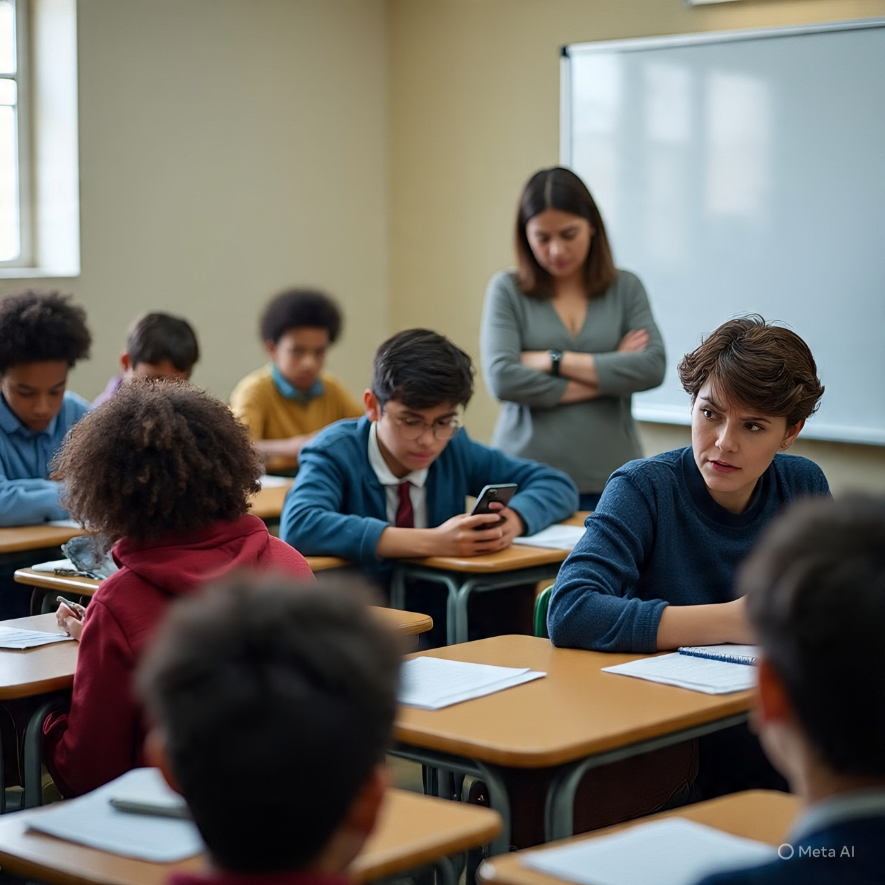 Imagem criada por IA da Meta