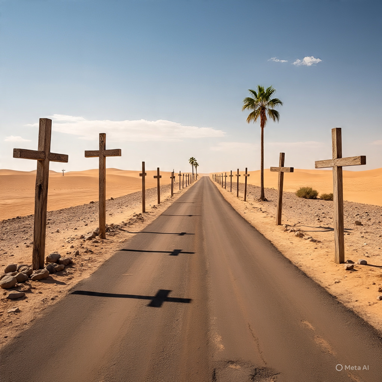 Imagem criada por IA da Meta