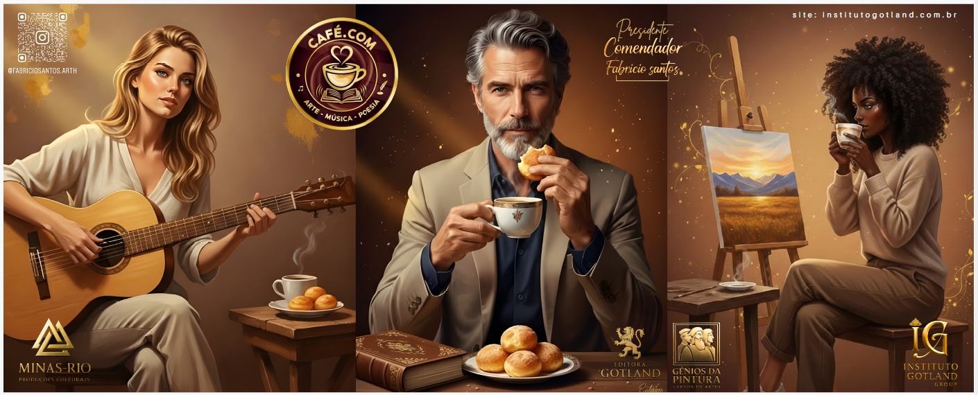 Café.com - Imagem criada pelo artista plástico Fabrício Santos