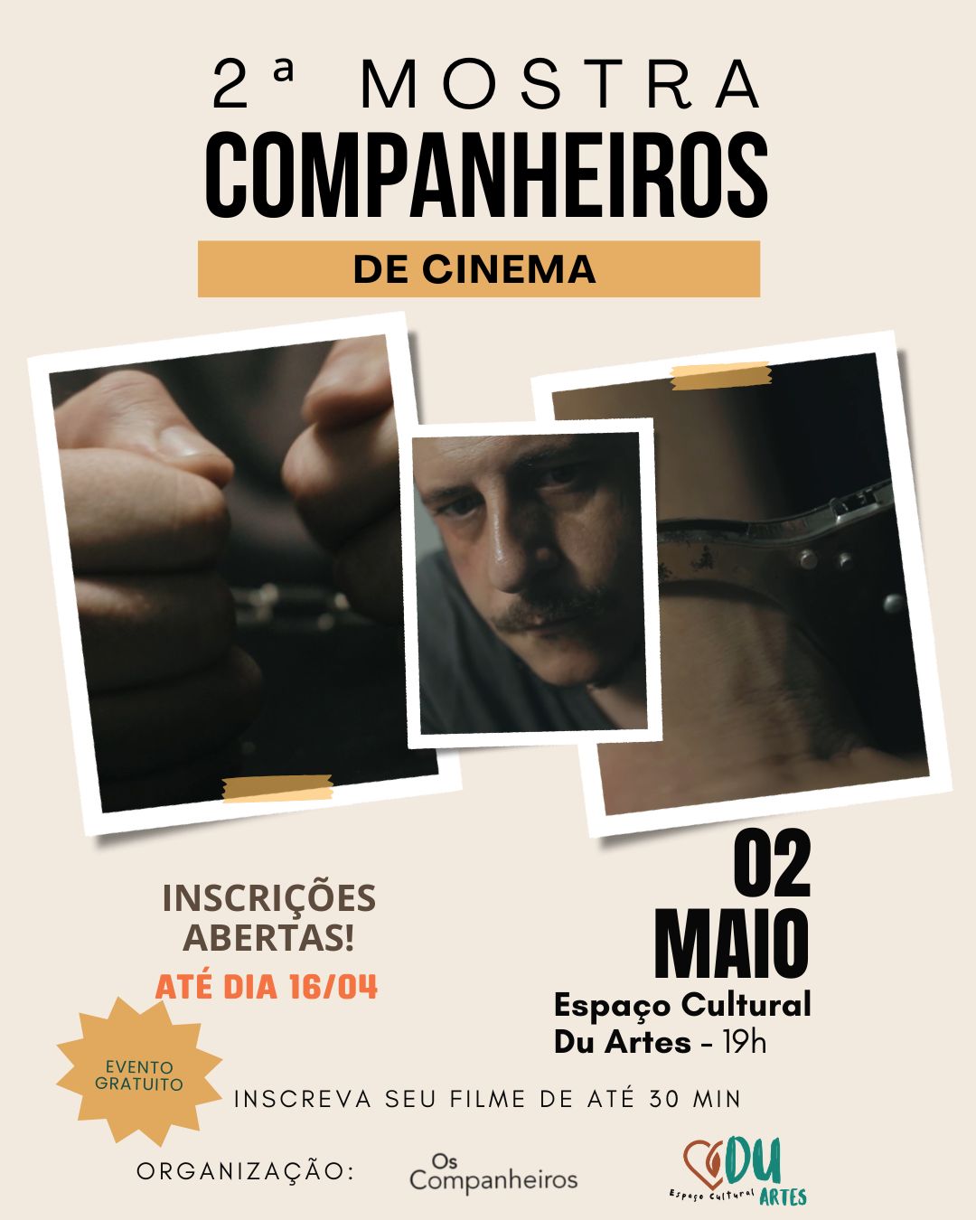 Card da 2ª Mostra Companheiros de Cinema em Sorocaba