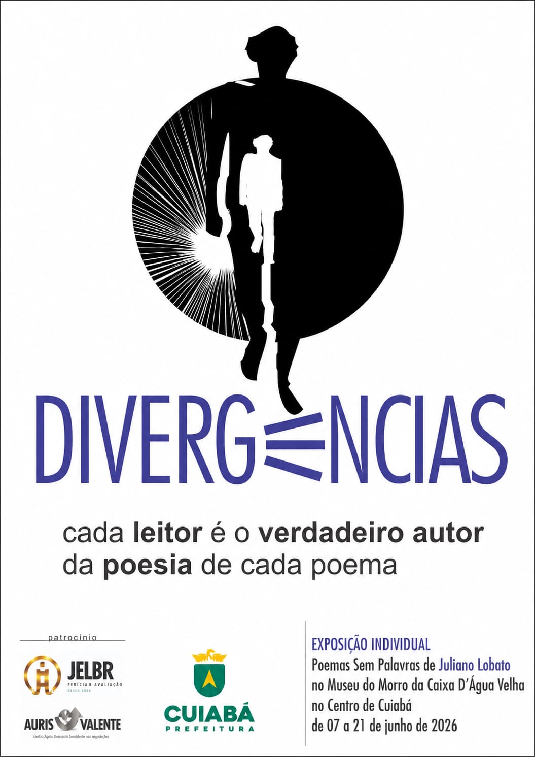 Card da exposição Poemas sem Palavras, de Juliano Lobato