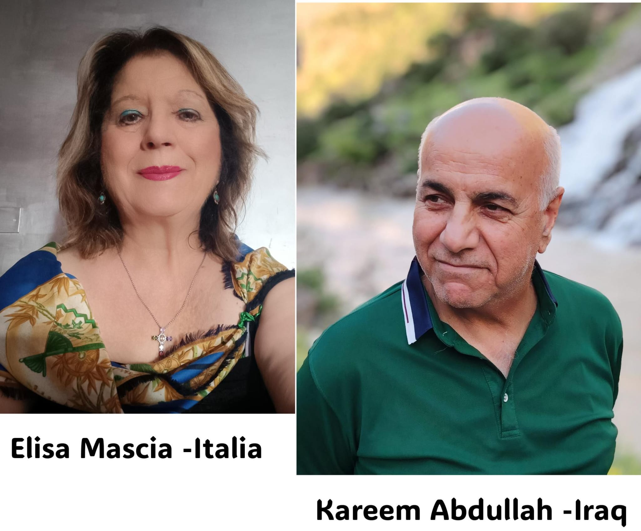 Elisa Mascia - Italia e Kareen Abdullah - Iraq